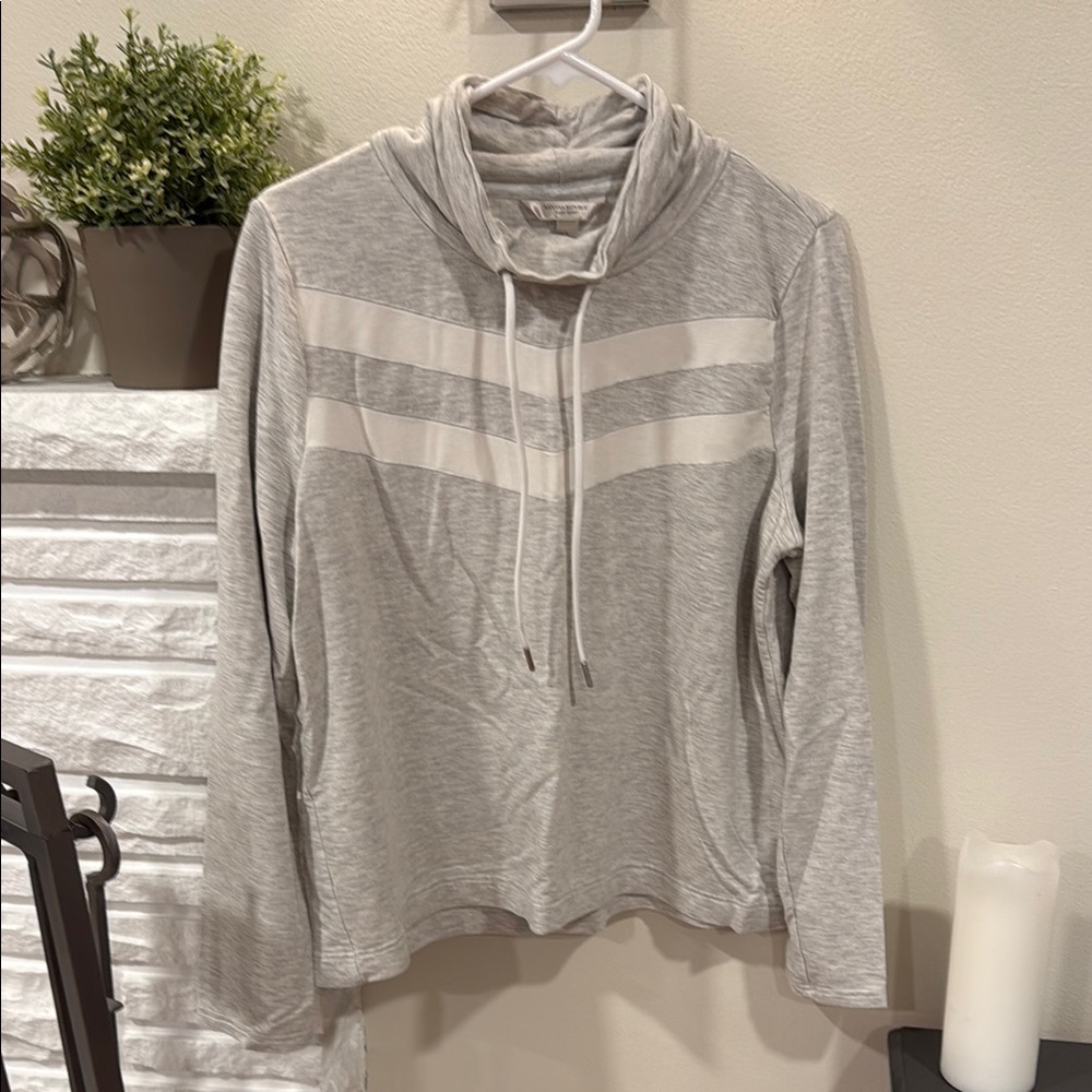Banana Republic Gray Cowl Neck Sweater